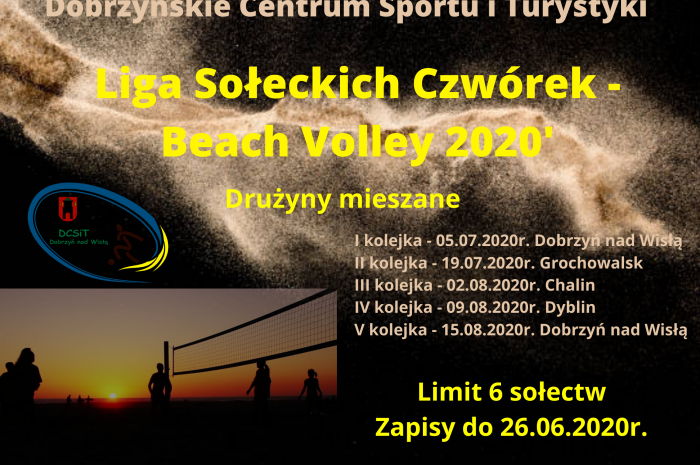 Liga Sołeckich Czwórek – Beach Volley 2020′