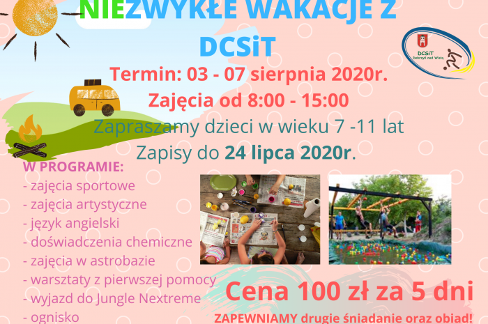 WAKACJE Z DCSiT!